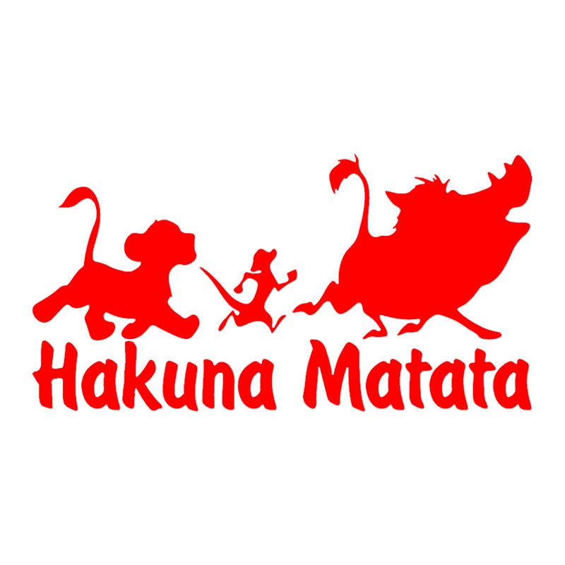 Hakuna Matata Holographic Sticker