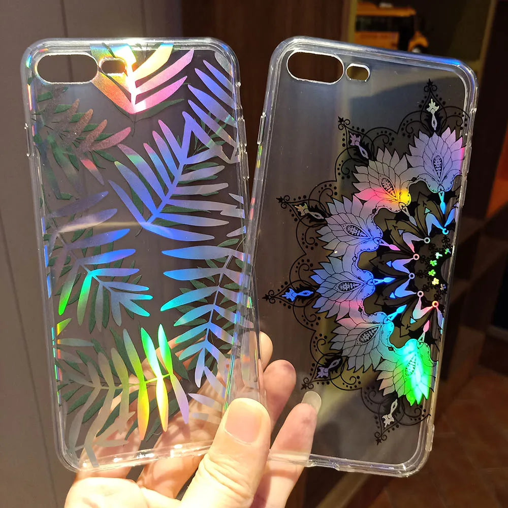 Holo Flowers Samsung Case