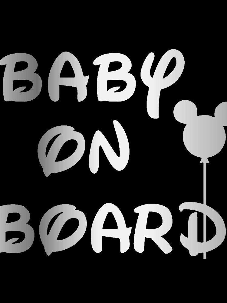 Baby On Board Car Vinyl Stickers