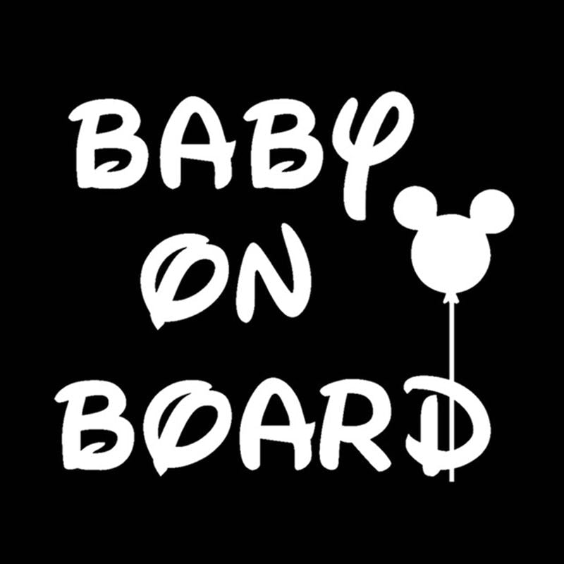 Baby On Board Car Vinyl Stickers