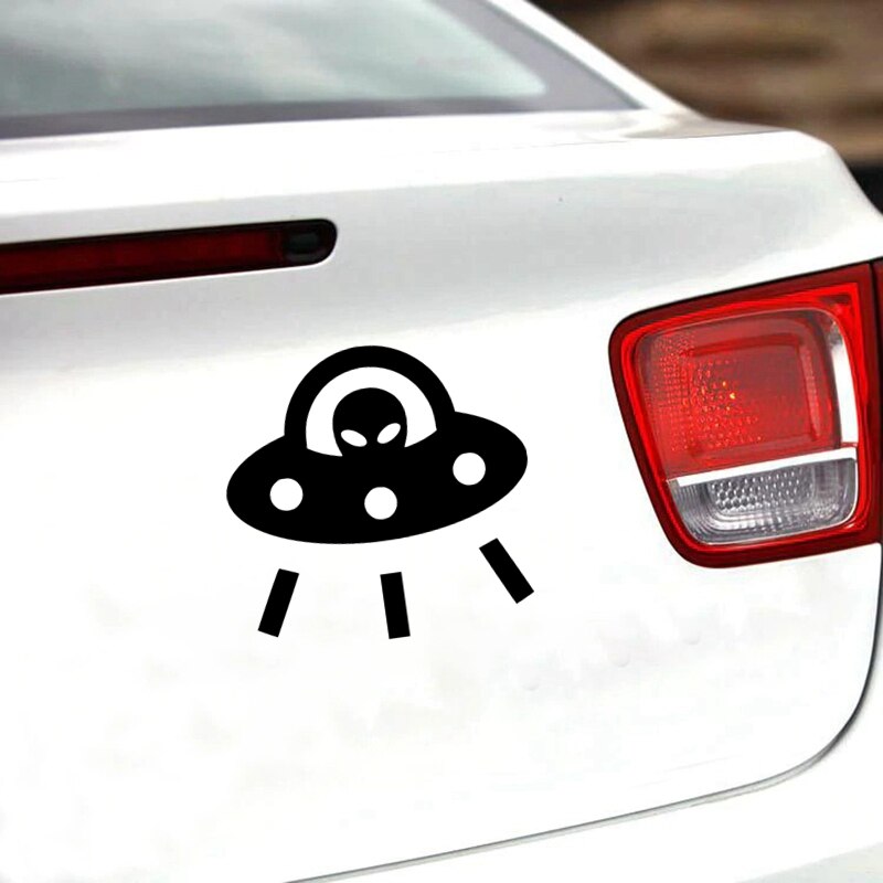 Holo UFO Alien Decal