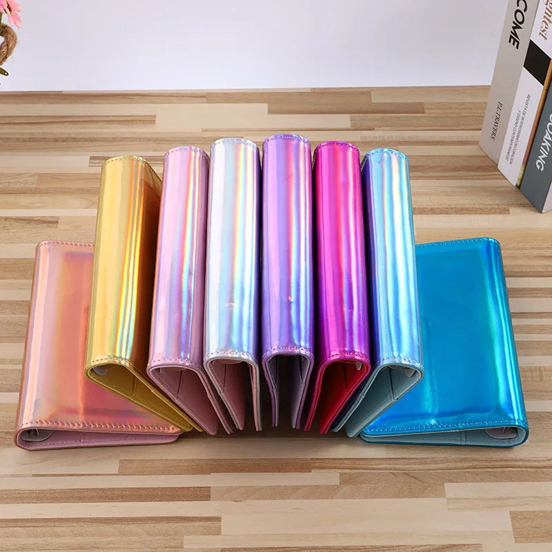 A5 A6 Holo PU Leather DIY Binder Notebook