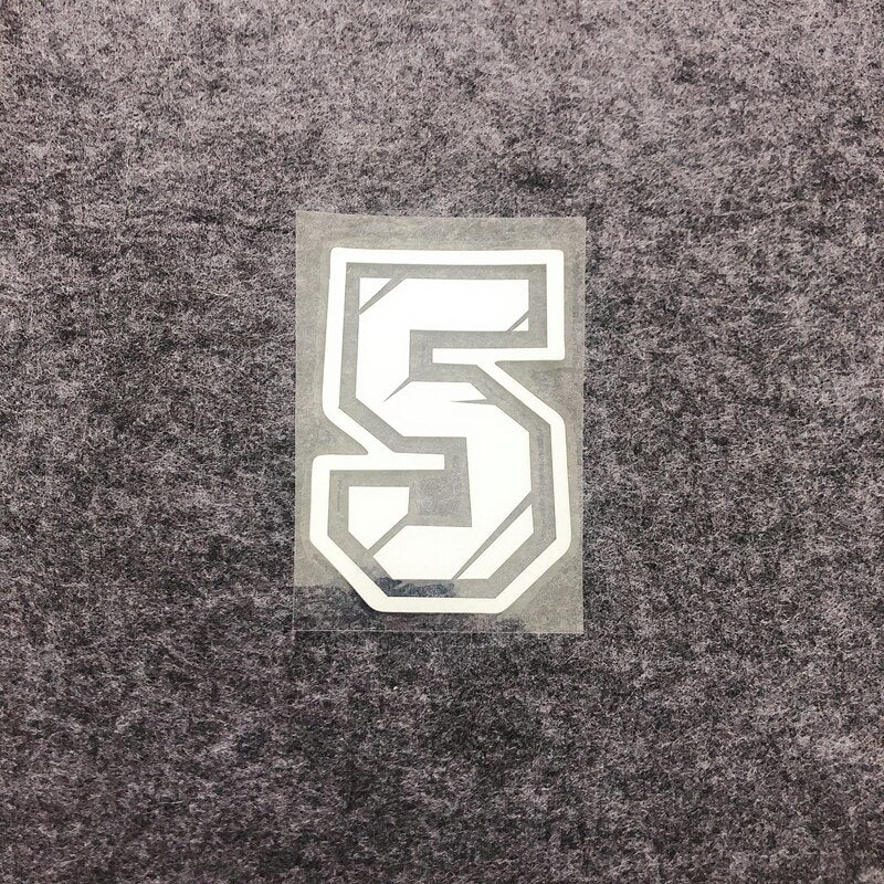 Racing Numbers Holographic Stickers