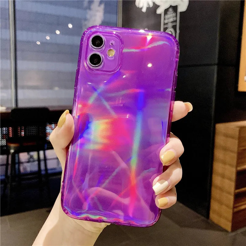 Holo Silver iPhone Case