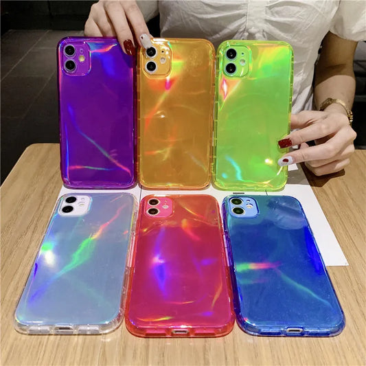 Holo Silver iPhone Case