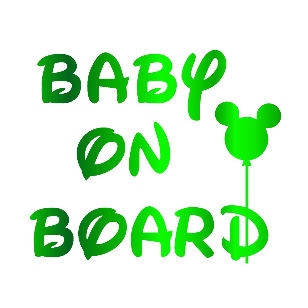 Baby On Board Car Vinyl Stickers