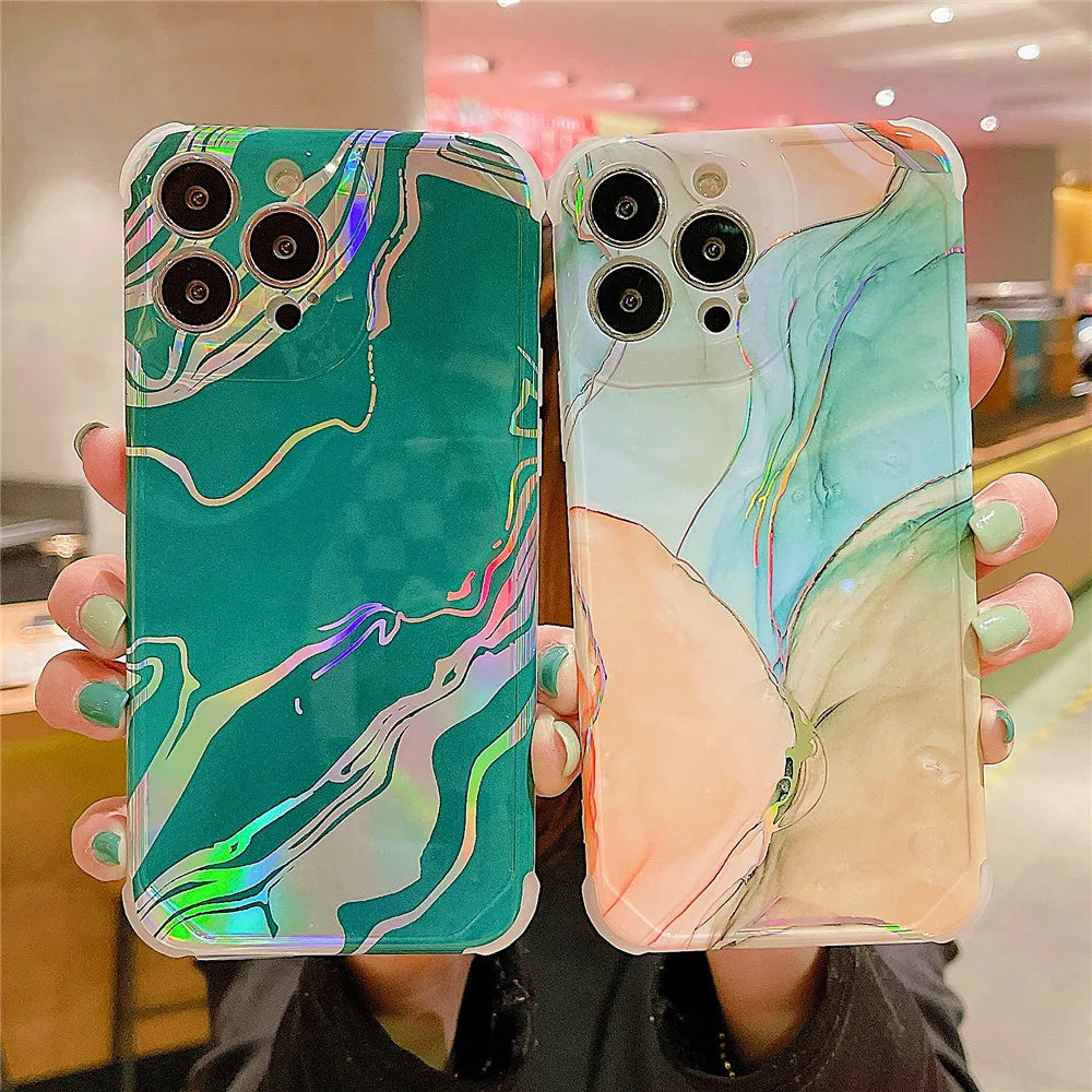 Holo Marble Samsung Galaxy Case