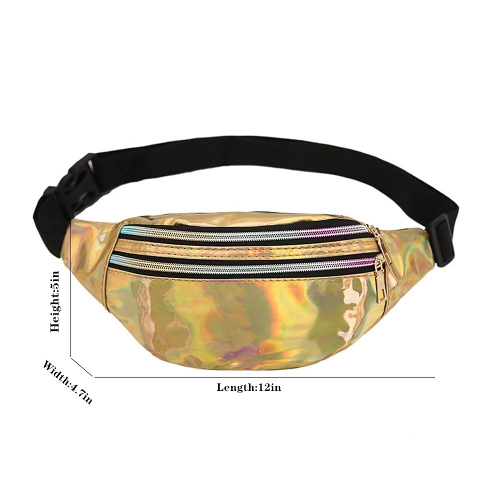 Bum Bag / Belt Bag Holographic Fanny Pack