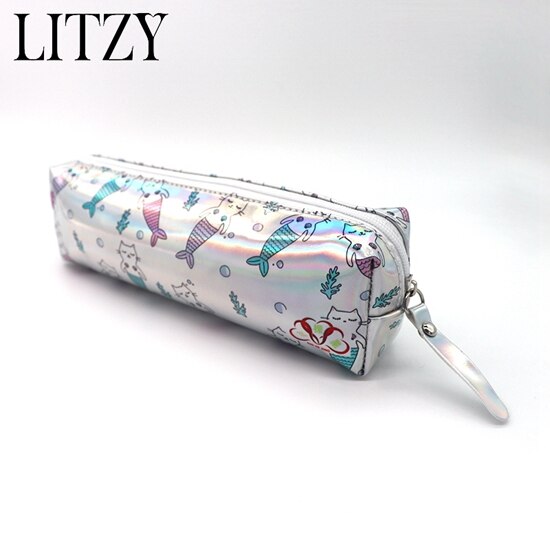 Holo Unicorn Handles Pencil Case