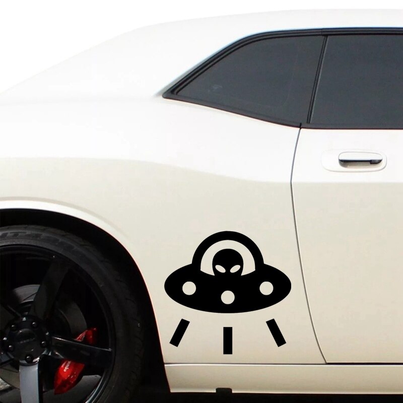 Holo UFO Alien Decal