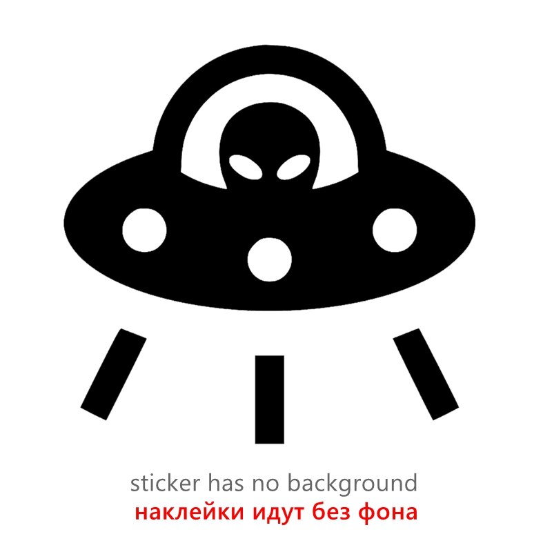 Holo UFO Alien Decal