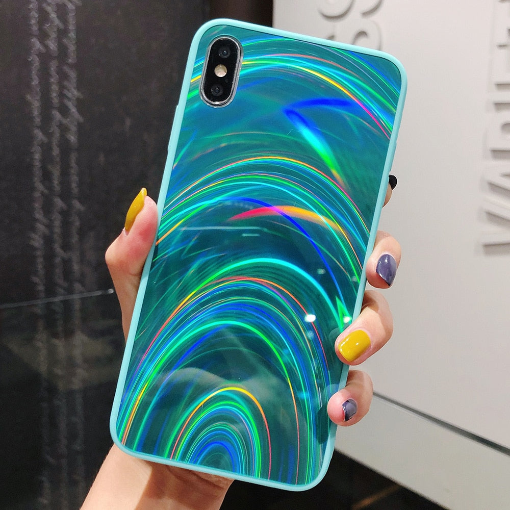 Holo 3D Rainbow iPhone Case