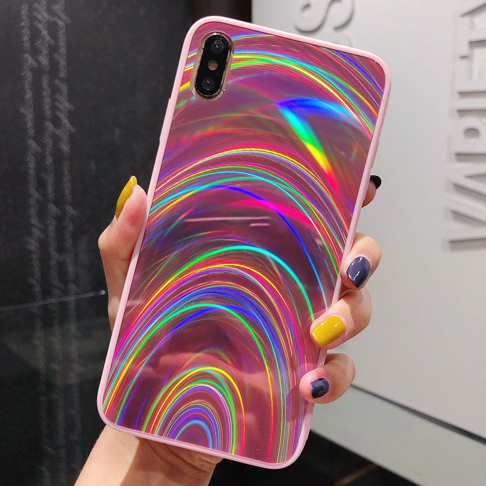 Holo 3D Rainbow iPhone Case