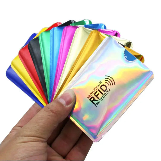 Holo Anti Rfid NFC Wallet Blocking Reader  Bank Card Holder