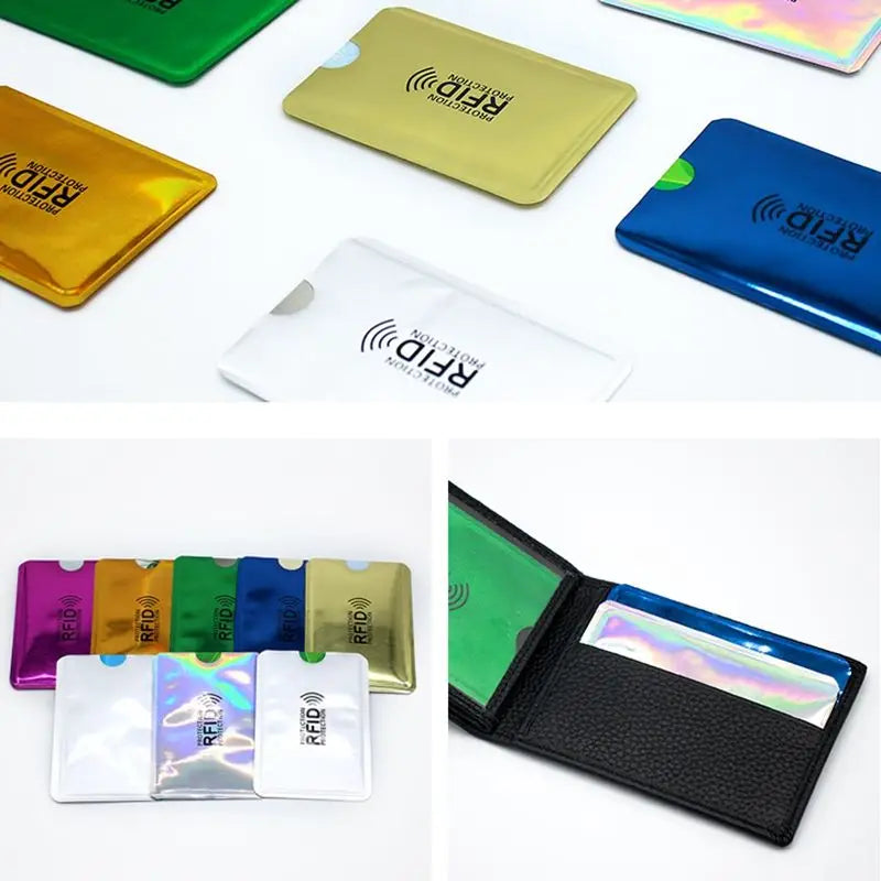 Holo Anti Rfid NFC Wallet Blocking Reader  Bank Card Holder