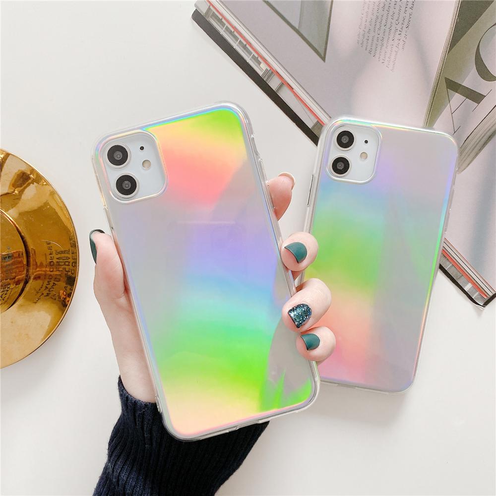 Holo Mirror Silicon iPhone Case