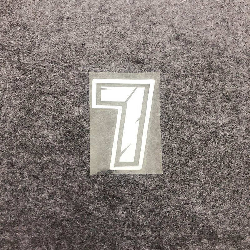 Racing Numbers Holographic Stickers