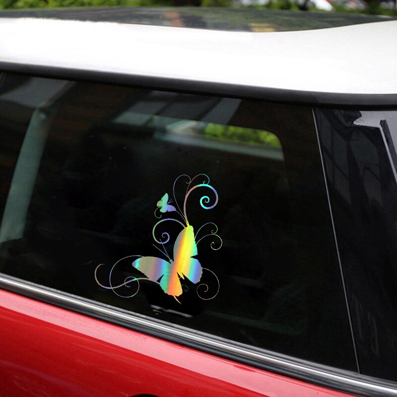 Holographic Butterfly Vinyl Sticker