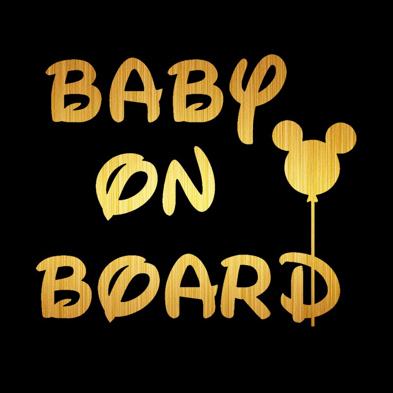 Baby On Board Car Vinyl Stickers