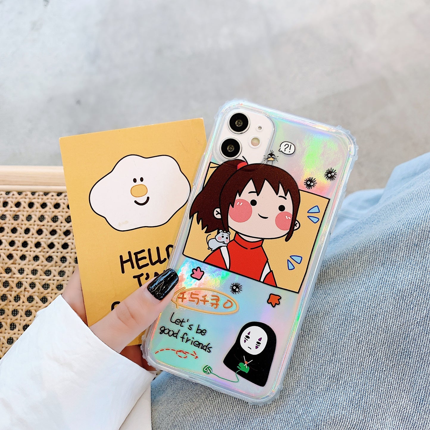 Holo Totoro Spirited Away iPhone Case