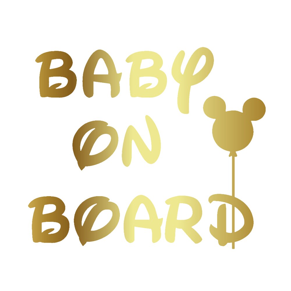 Baby On Board Car Vinyl Stickers