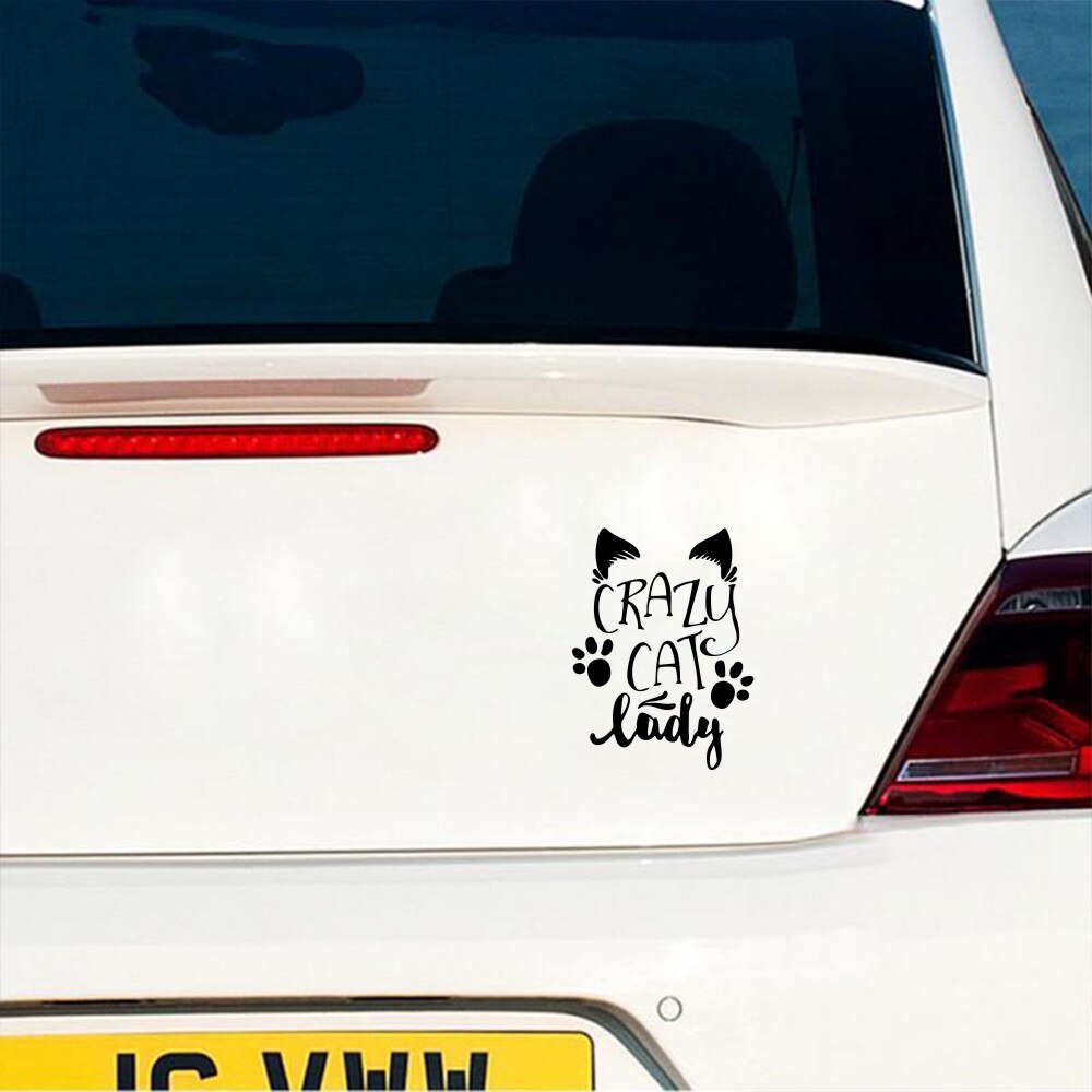 Holographic Cat Paw Prints Car Stickers