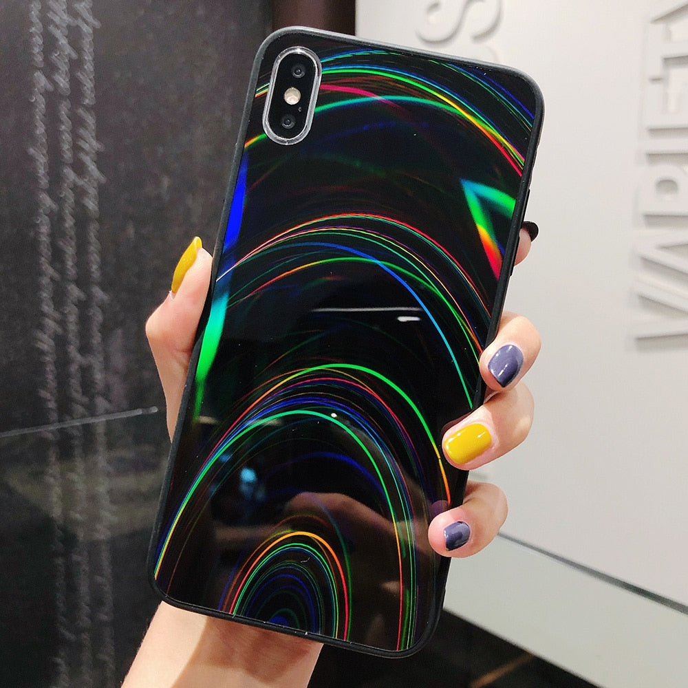 Holo 3D Rainbow iPhone Case