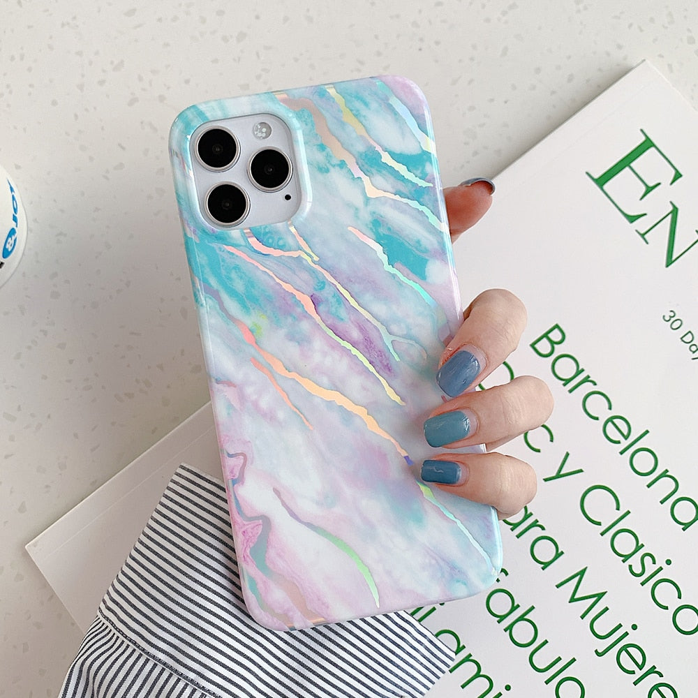 Holo Marble iPhone Case