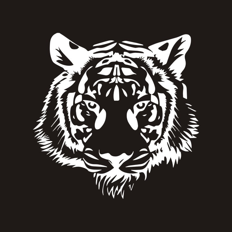 Holographic Tiger car sticker