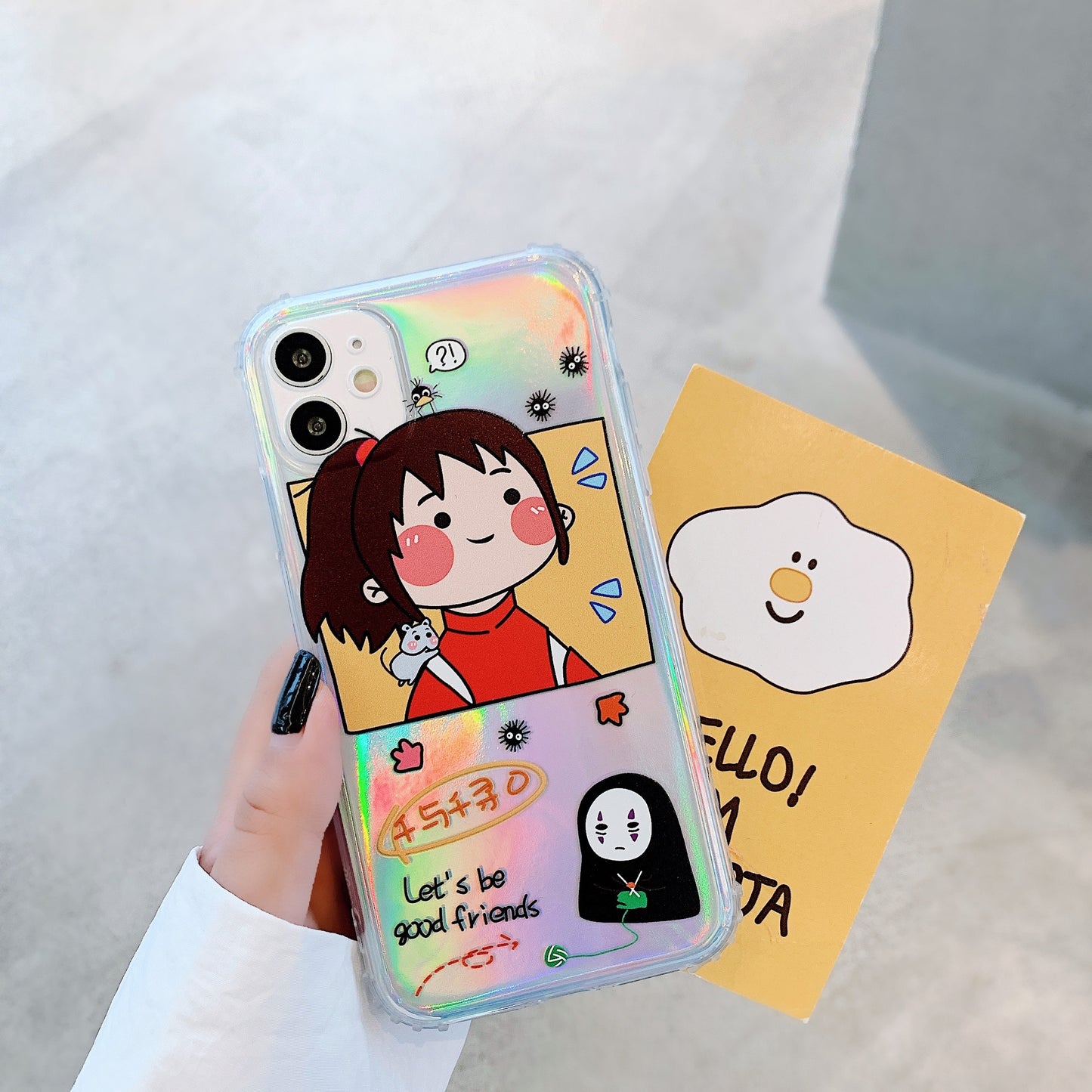 Holo Totoro Spirited Away iPhone Case