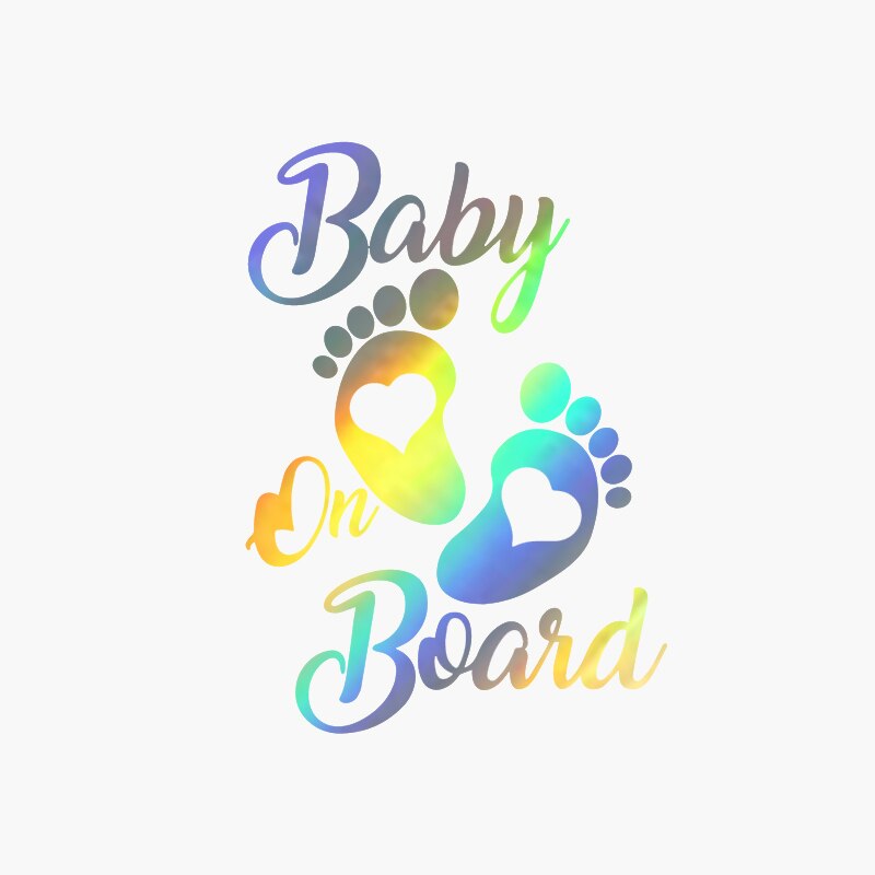 Baby On Board Vinyl Car Stickers