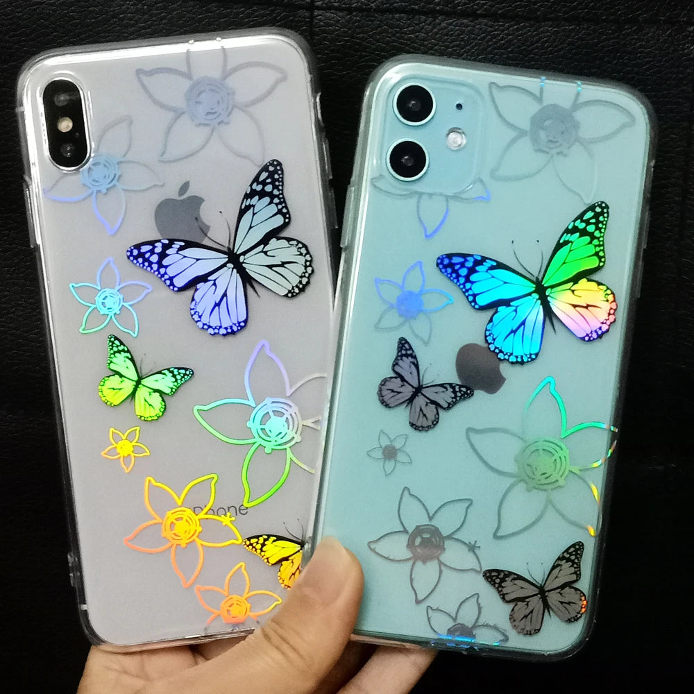 Holo Flowers Samsung Case