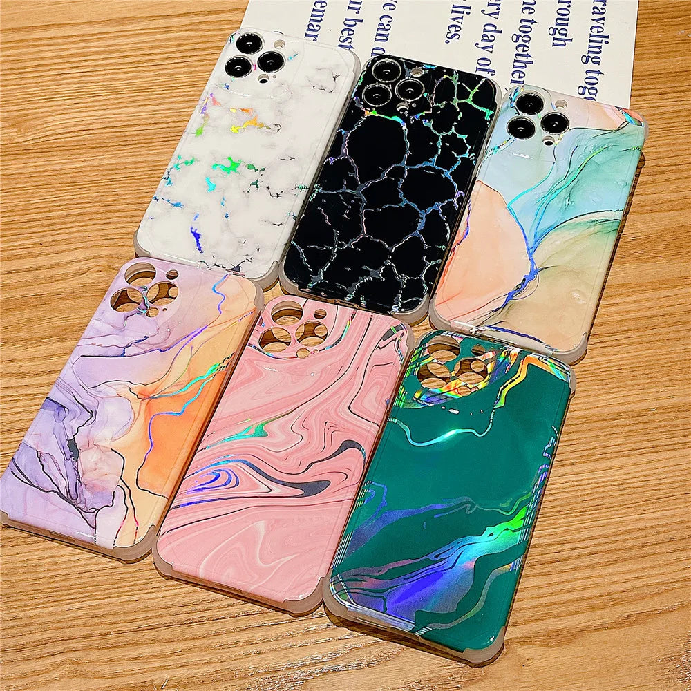 Holo Marble Samsung Galaxy Case