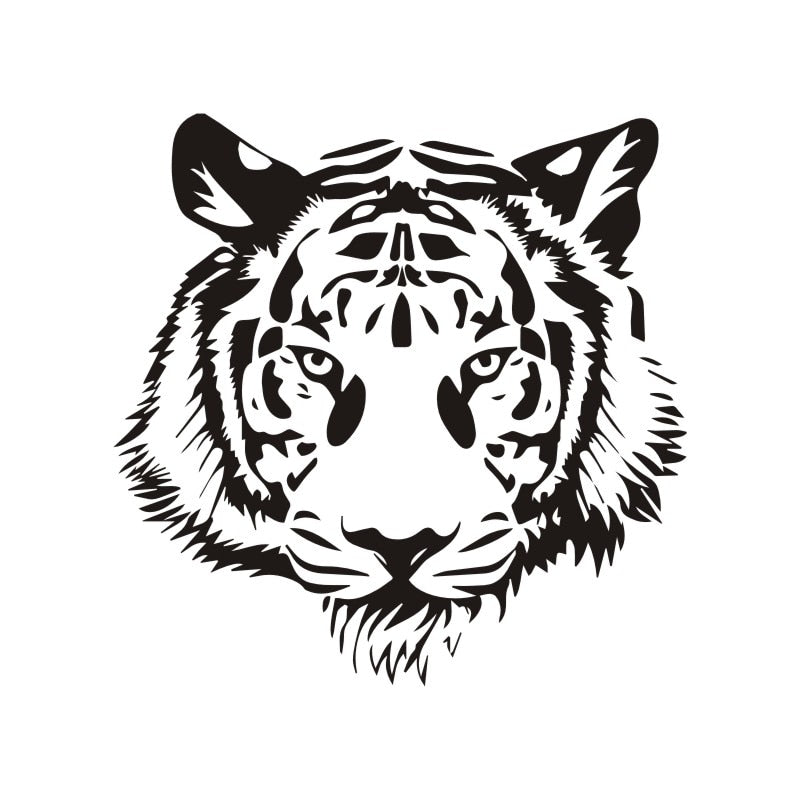 Holographic Tiger car sticker