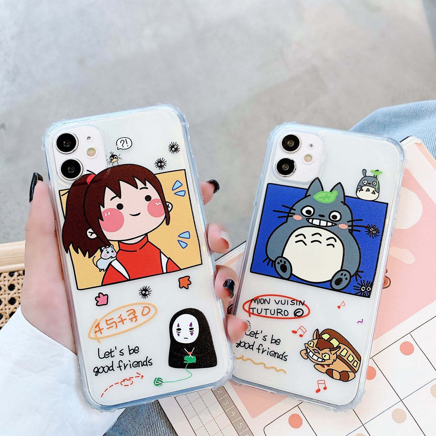 Holo Totoro Spirited Away iPhone Case