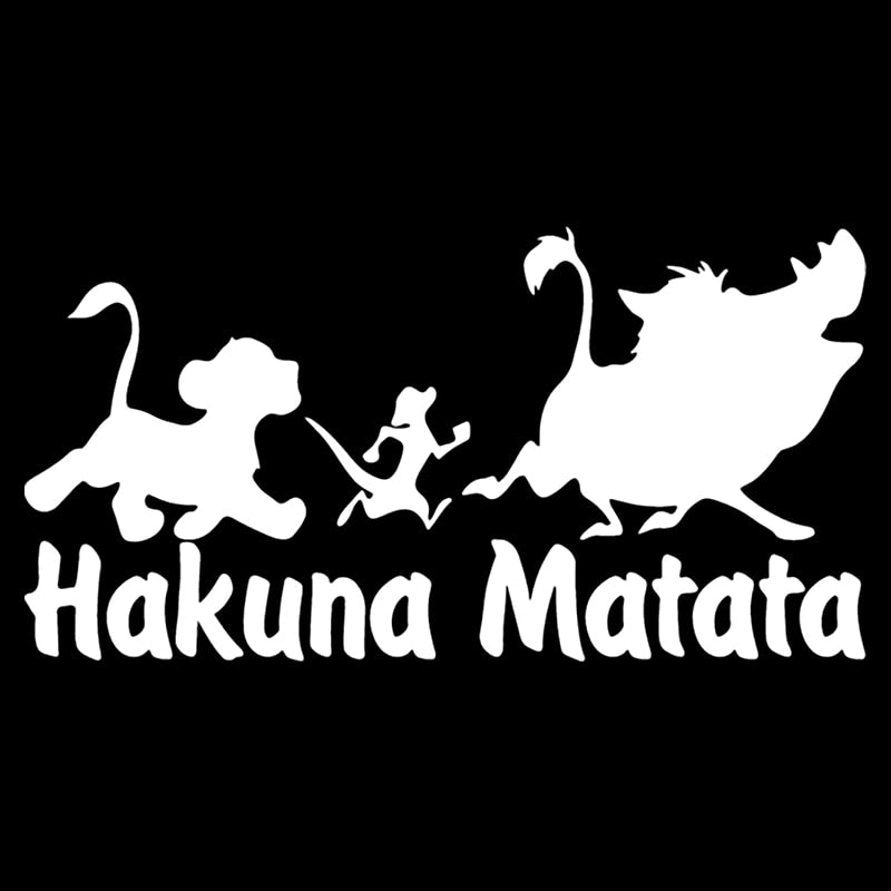 Hakuna Matata Holographic Sticker