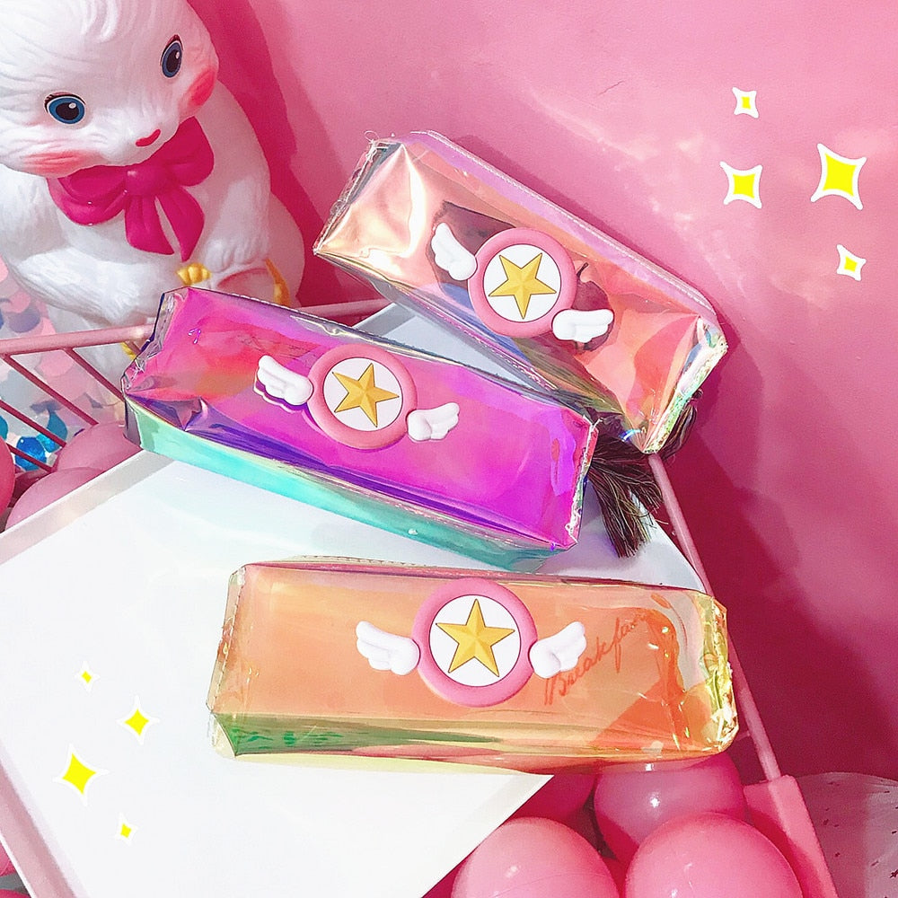 Holo Transparent Pencil Case