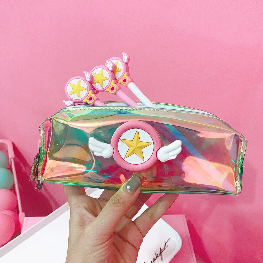 Holo Transparent Pencil Case