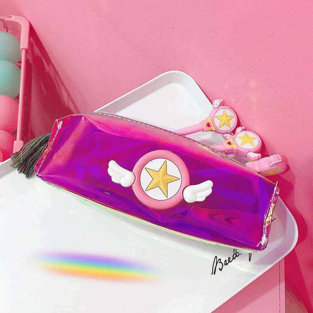 Holo Transparent Pencil Case