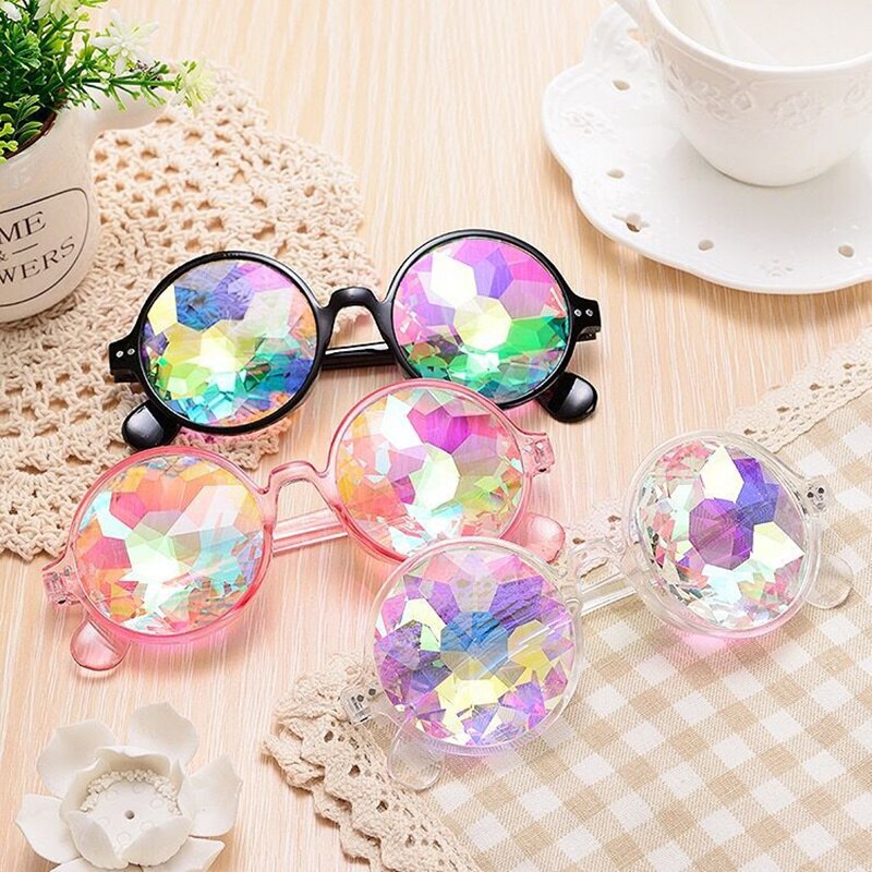 Kaleidoscope Rave Festival Round Sunglasses