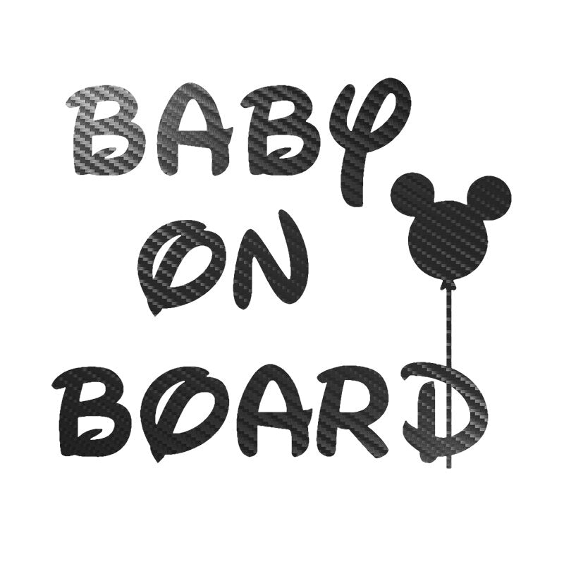 Baby On Board Car Vinyl Stickers