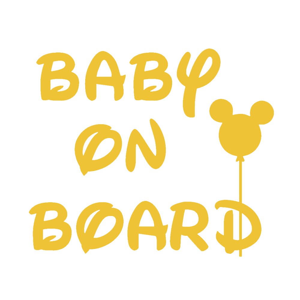 Baby On Board Car Vinyl Stickers