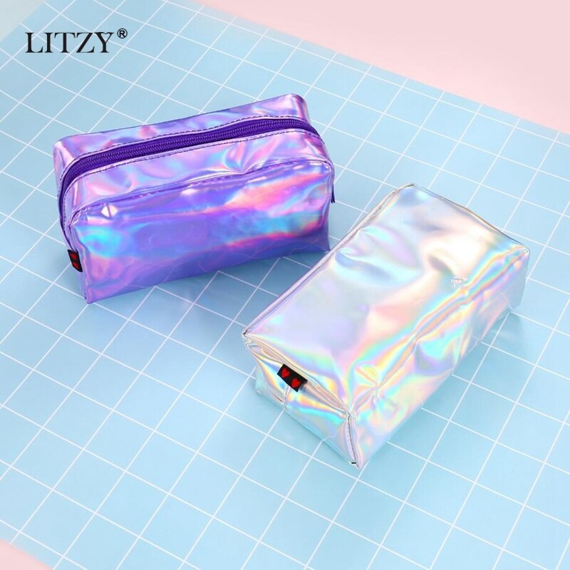 Holographic Super Shiny Pencil Box