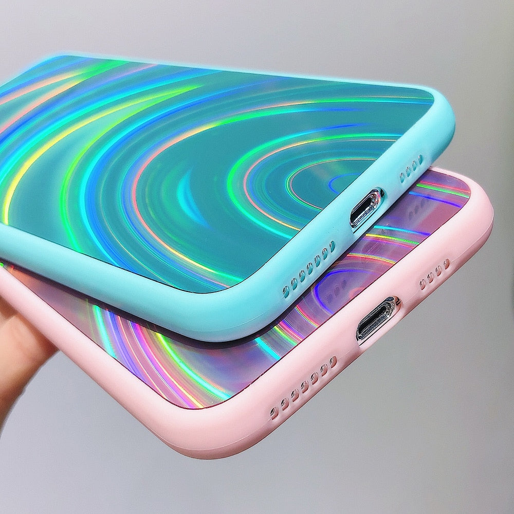 Holo 3D Rainbow iPhone Case