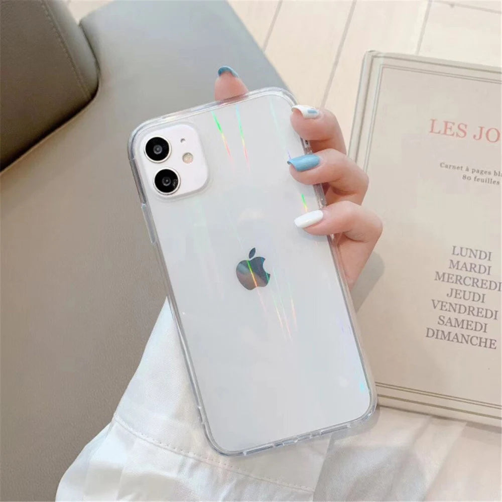 Holo Acrylic Phone Case For iPhone