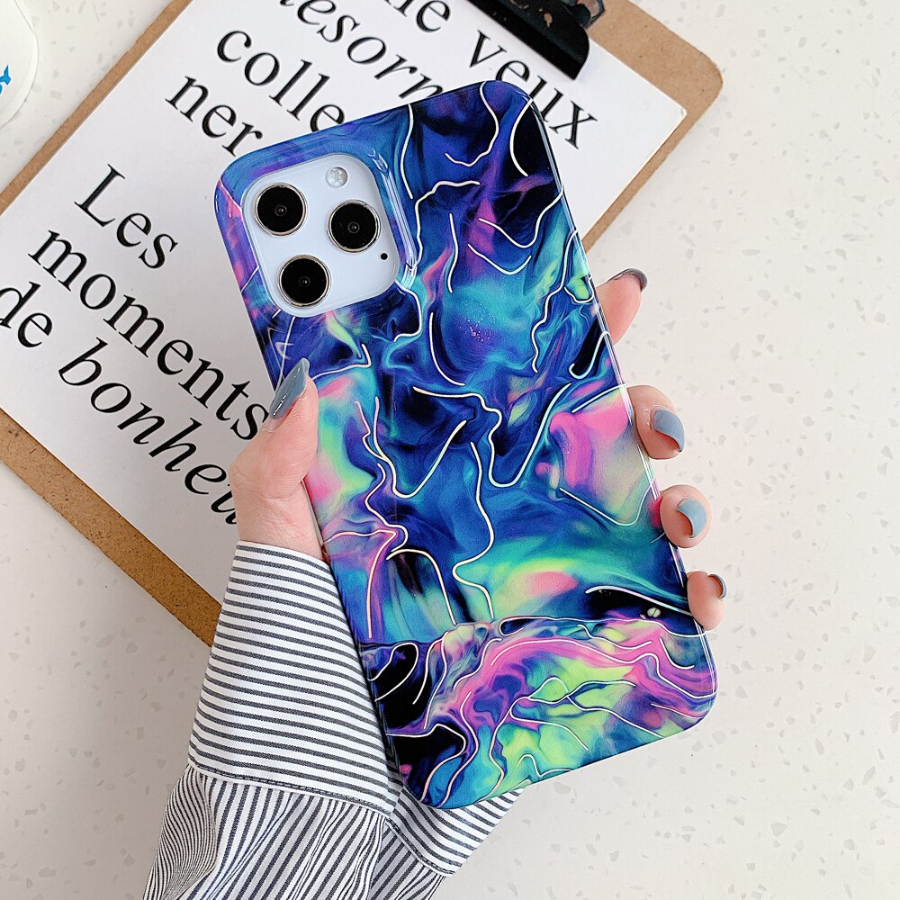 Holo Marble iPhone Case