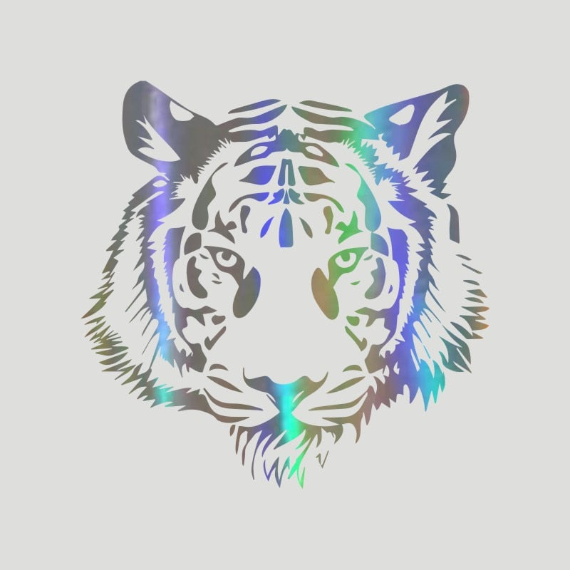 Holographic Tiger car sticker