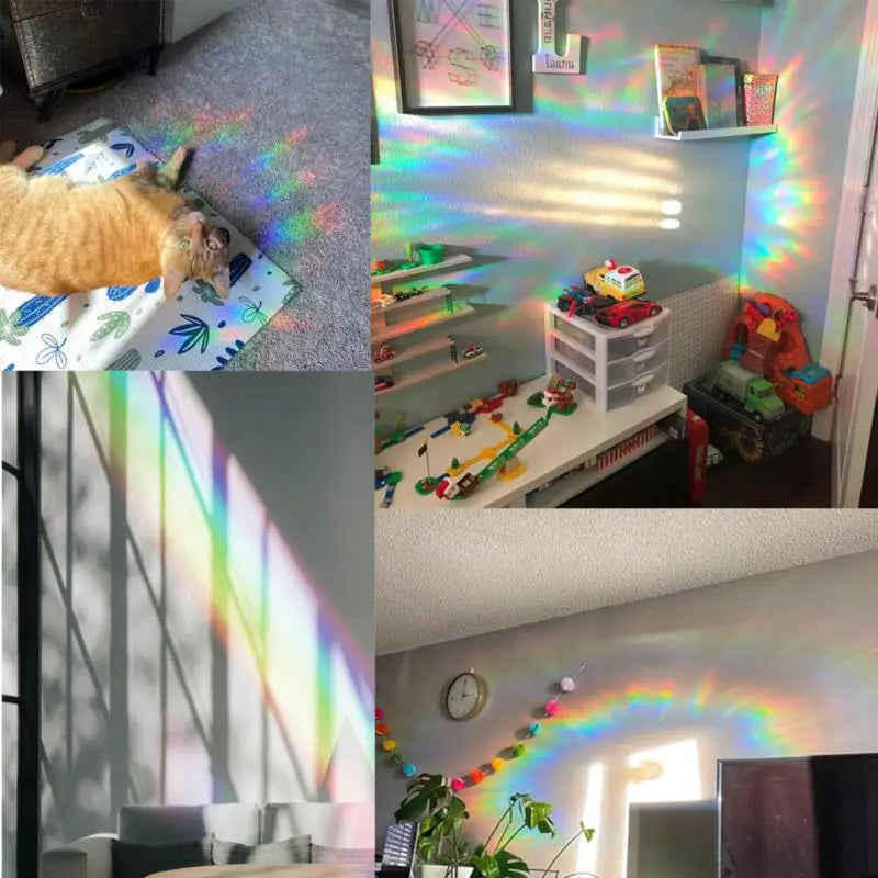 Rainbow Window Suncatcher Stickers