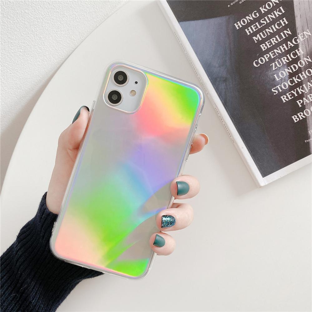 Holo Mirror Silicon iPhone Case