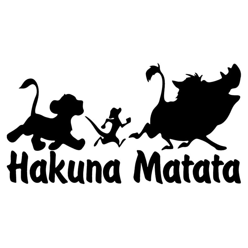 Hakuna Matata Holographic Sticker